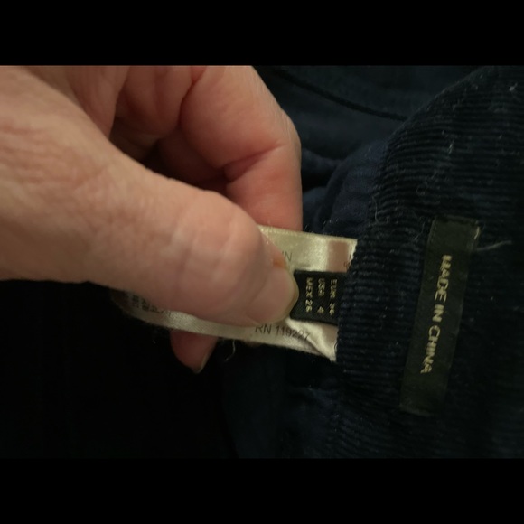 Massimo dutti navy cords size 4 - Picture 2 of 5